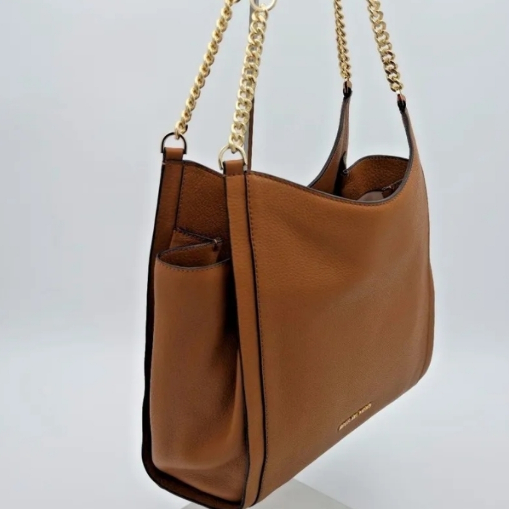 AUTH MICHAEL Michael KorsNewbury Medium Chain Detailed Shoulder Bag BNWT… - Picture 2 of 5